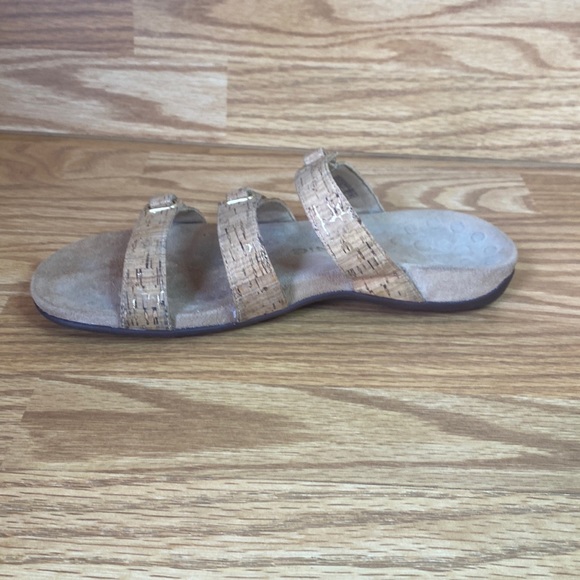 Vionic Aubrey Strap Sandals Shoes Women’s US Size 9 Brown Cork Orthotic - Picture 5 of 12